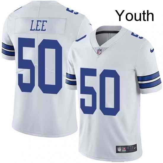 Youth Nike Dallas Cowboys 50 Sean Lee White Vapor Untouchable Limited Player NFL Jersey